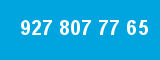 927 807 77 65 927 807 77 65